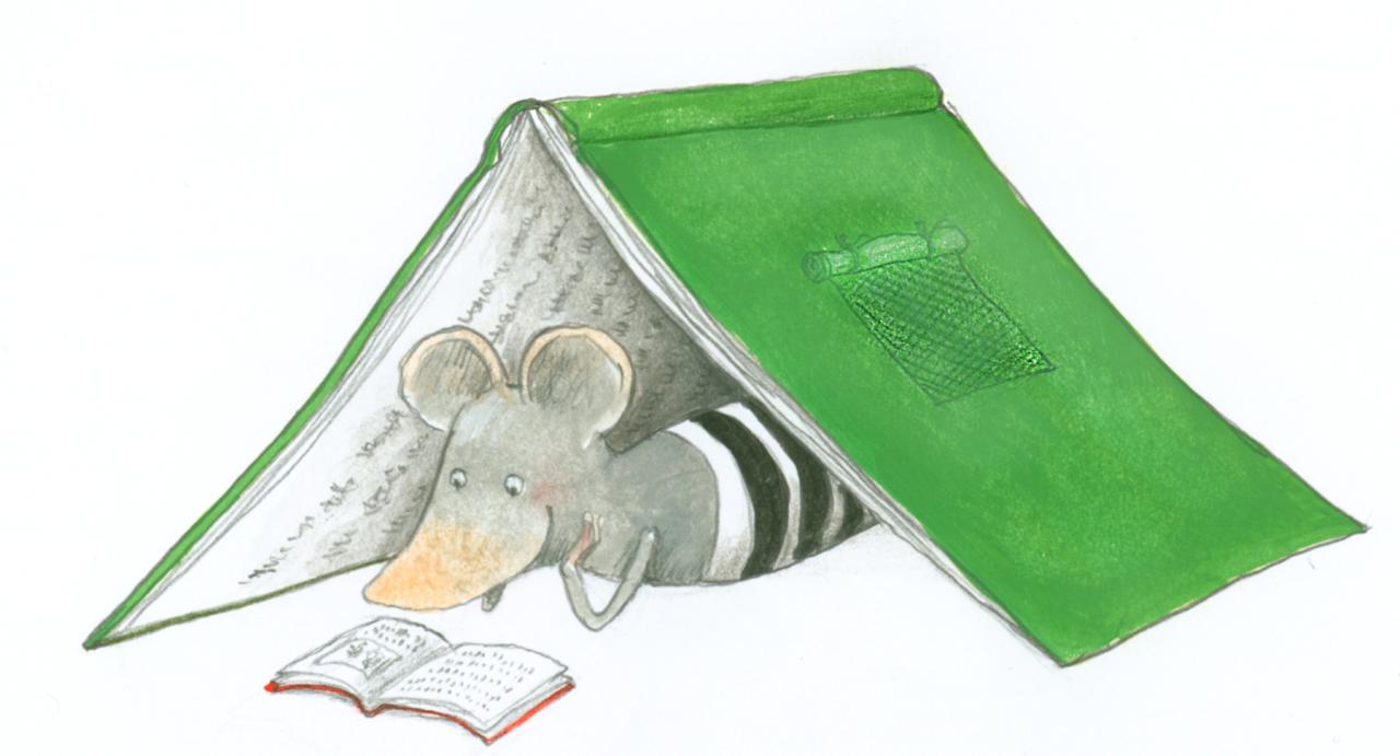 Mio im Buchzelt